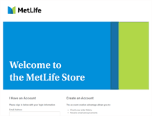 Tablet Screenshot of metlifestore.com